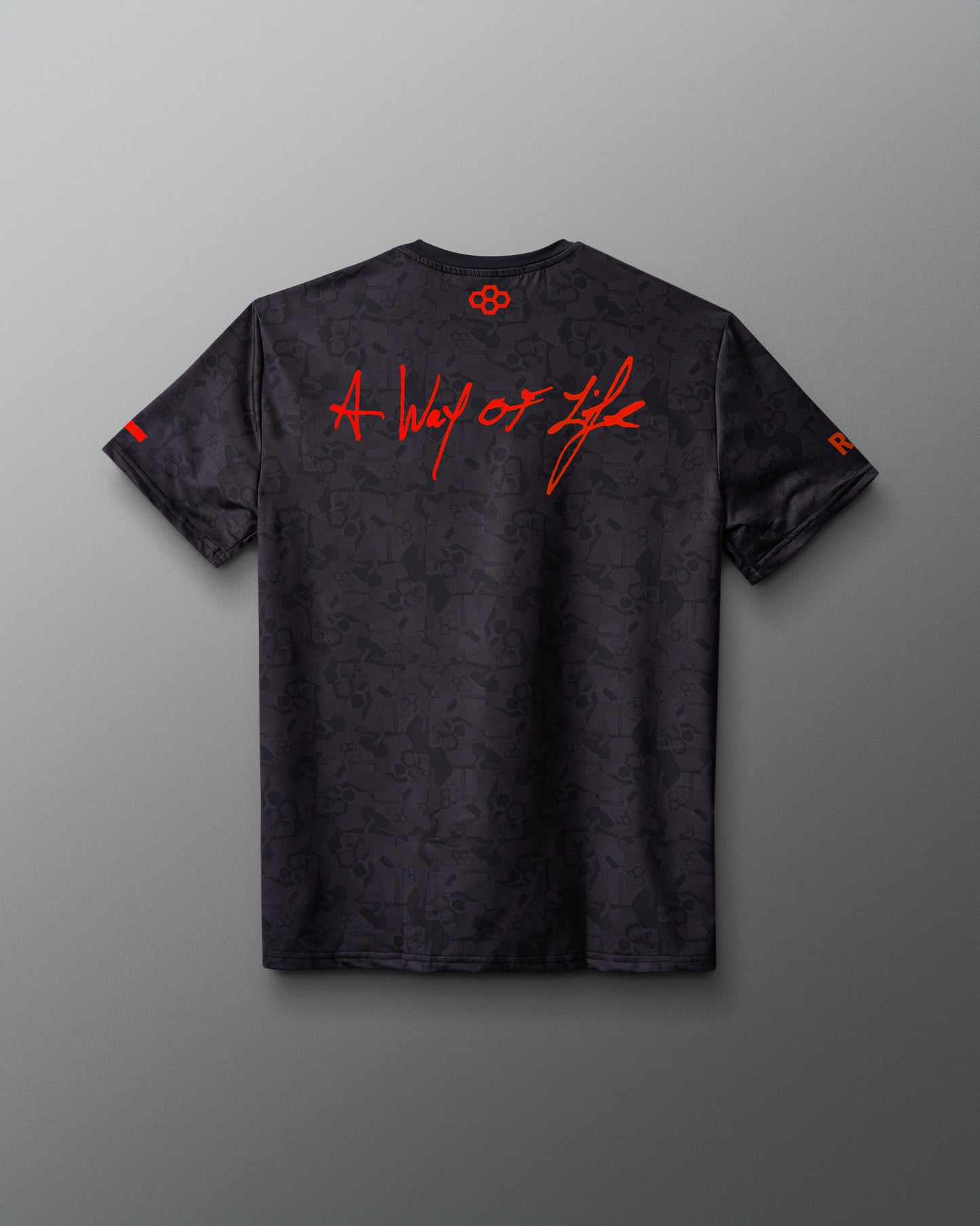 Wrestling Wordmark Black Camo Sublimated T-Shirt