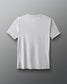 White t-shirt on a gray background