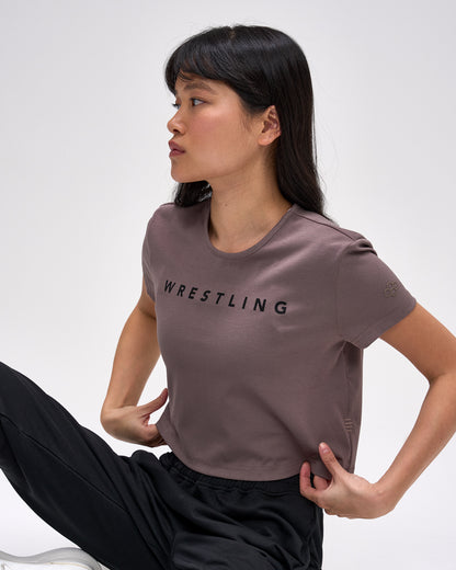 T-shirt court Ultimate Wrestling pour femme