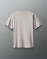 Beige t-shirt on a gray background