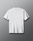 White t-shirt on a gray background