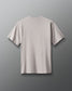 Beige t-shirt on a gray background