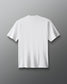 White t-shirt on a gray background