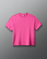 Pink t-shirt on a gray background