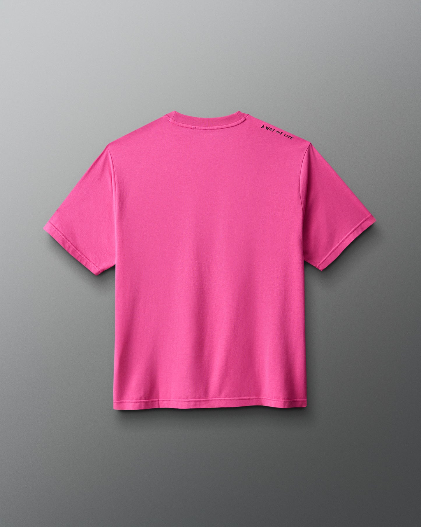 Pink t-shirt on a gray background