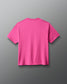 Pink t-shirt on a gray background