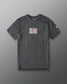 Gray animal printed t-shirt with 'Faith Over Fear' text on a gray background