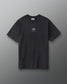 Front view of RUDIS Hex Classic Cotton T-Shirt in Washed Black with white Hex logo and RUDIS lettering centered on the chest.