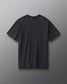 Back view of RUDIS Hex Classic Cotton T-Shirt in Washed Black featuring a clean, minimal design and subtle RUDIS branding below the collar.