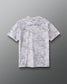 Back view of RUDIS Relaxed Cotton T-Shirt in Tree Camo featuring an allover tree camouflage pattern and gray A WAY OF LIFE upper-back graphic.