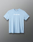 Light blue t-shirt with 'A WAY OF LIFE' text on a gray background