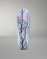 wrestling shoe insole with cherry blossom design on a gray background