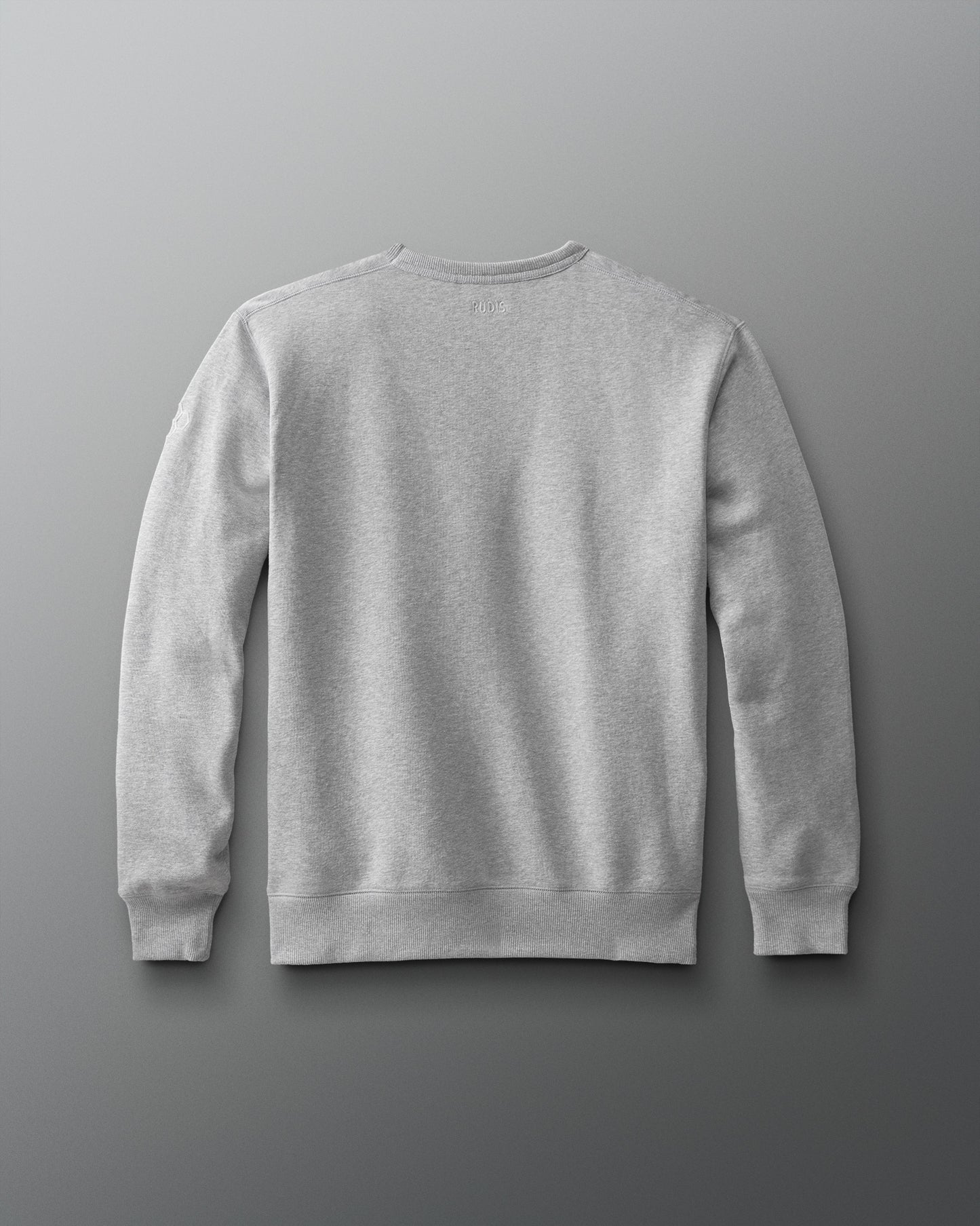 Gray sweatshirt on a gray background