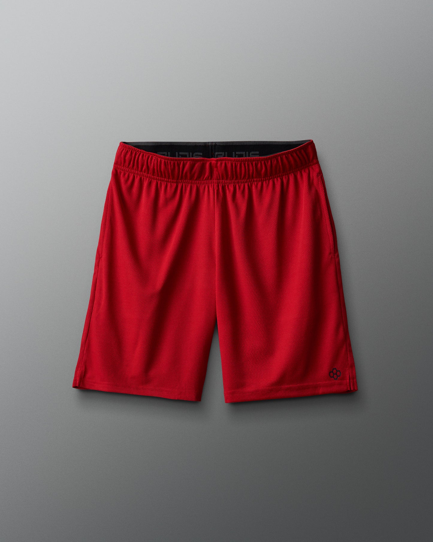 RUDIS 8" Mesh Shorts - Red