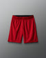 RUDIS 8" Mesh Shorts - Red