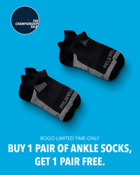 RUDIS Cushion Ankle Socks (2 Pair)