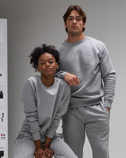Comfort Fleece Crewneck - Gray