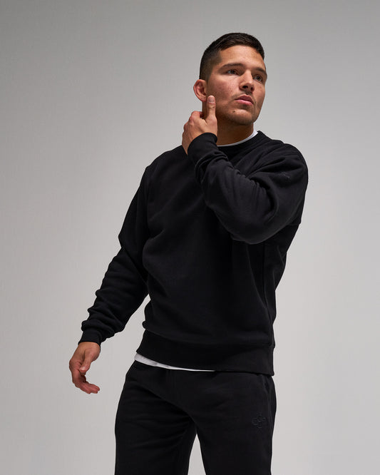 Comfort Fleece Crewneck - Black