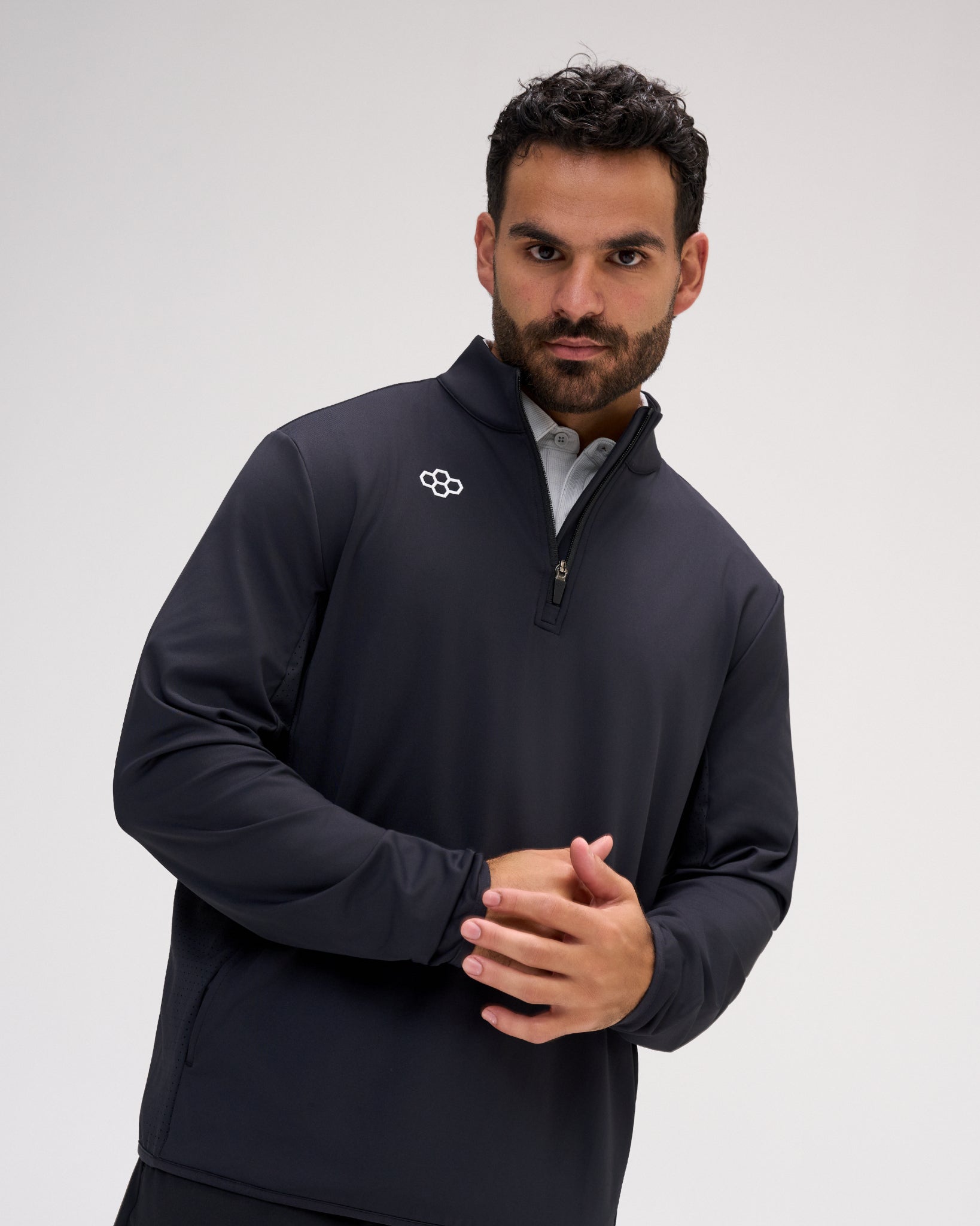 RUDIS Victory 1/4 Zip Jacket - Black | RUDIS