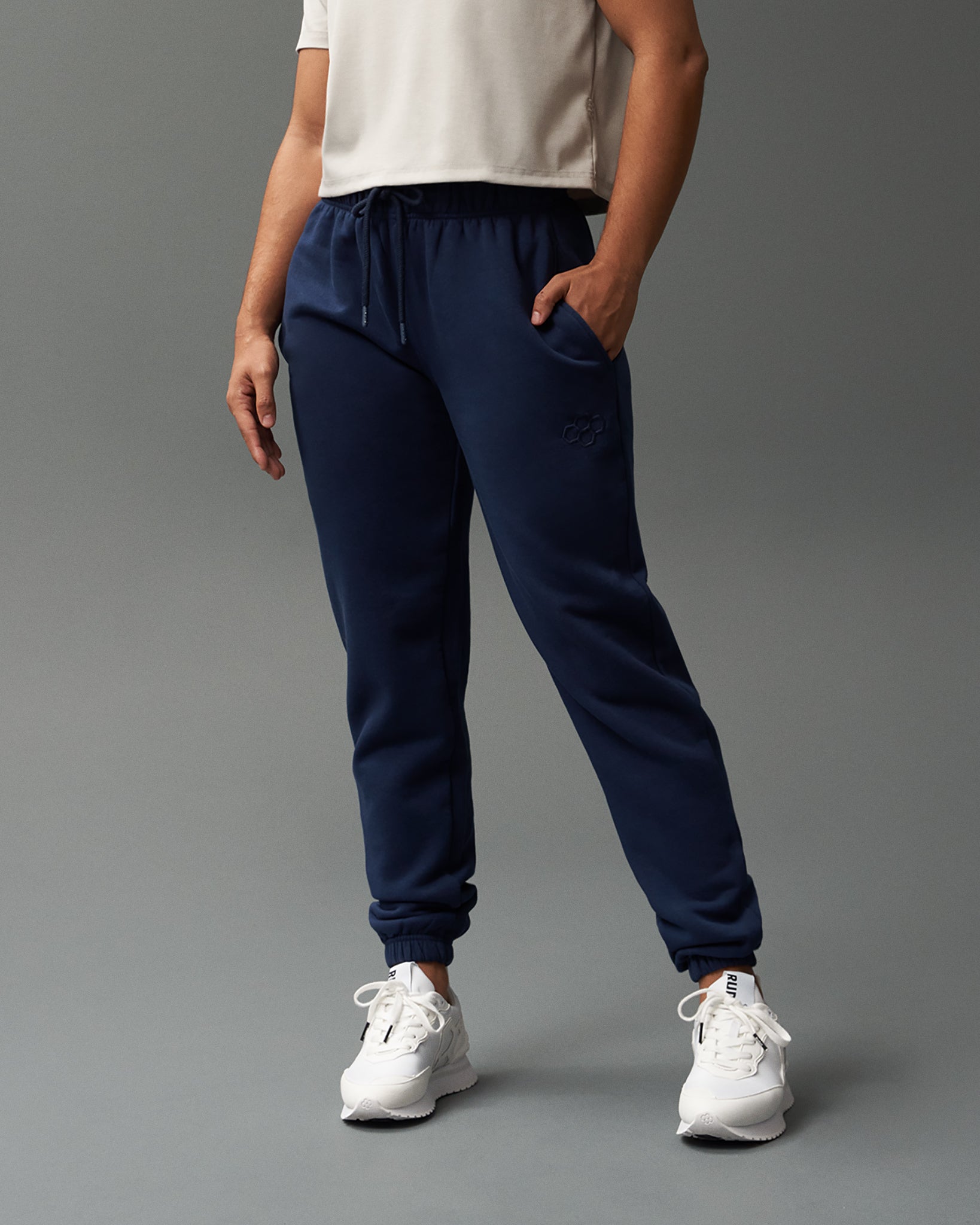 Comfort Fleece Sweatpants - Navy | RUDIS