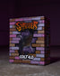 RUDIS Colt 4.0 Shredder wrestling shoes displayed inside a custom Teenage Mutant Ninja Turtles-inspired collector box featuring a brick wall design, Shredder artwork, and a clear display window.