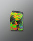 Colorful Shorts with a graphic design on a gray background