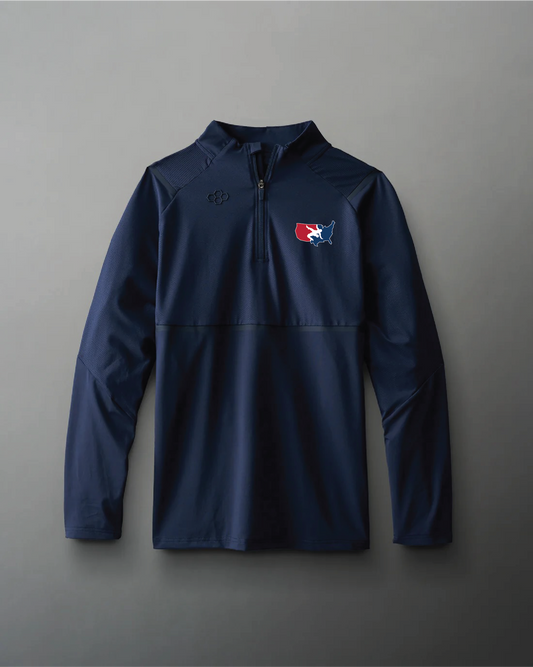 RUDIS Vent Quarter Zip - Navy