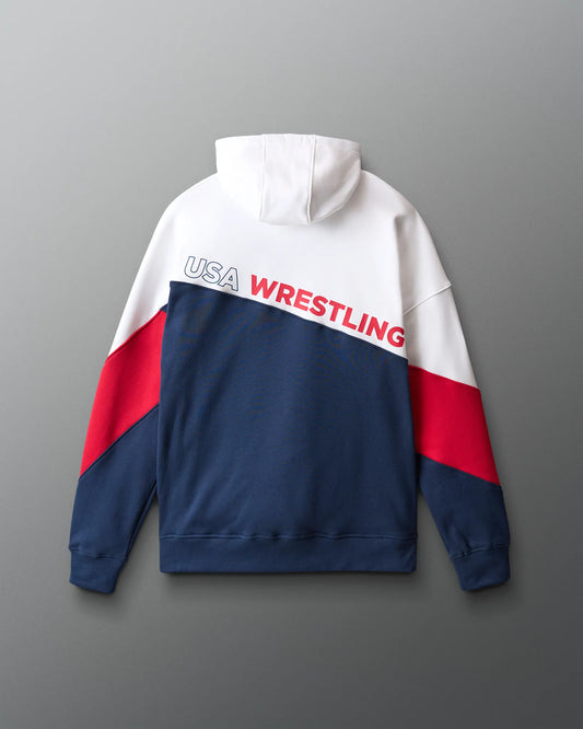 VIK - USA Wrestling Map Colorblock Hoodie