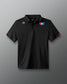 VIK - USA Wrestling Map Logo Classic Performance Polo - Black