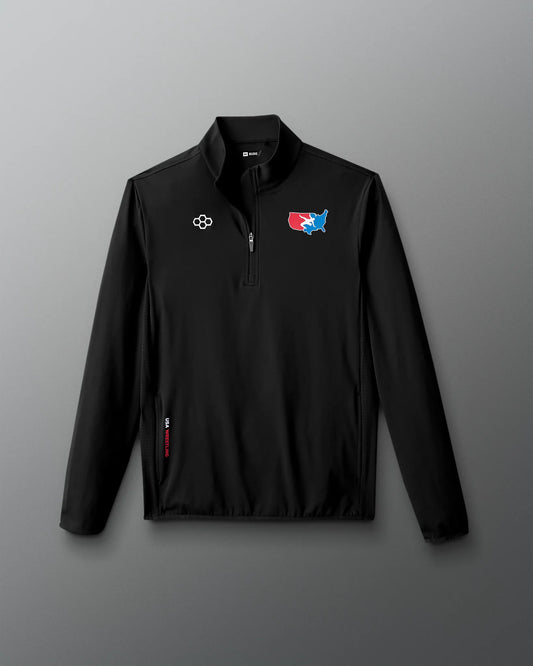 VIK - USA Wrestling Map Logo Victory 1/4 Zip Jacket