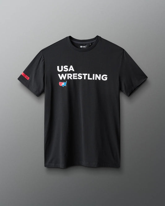 VIK - USA Wrestling Stack Hybrid T-Shirt
