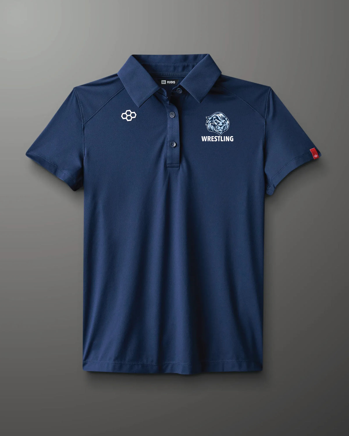 RUDIS Women's Classic Performance Hex Polo - Navy