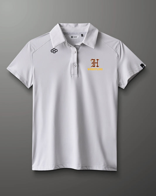 RUDIS Women's Classic Performance Hex Polo - Lunar Gray
