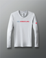 VIK - USA Wrestling Wordmark Performance Women's V-Neck Long Sleeve - Lunar Gray