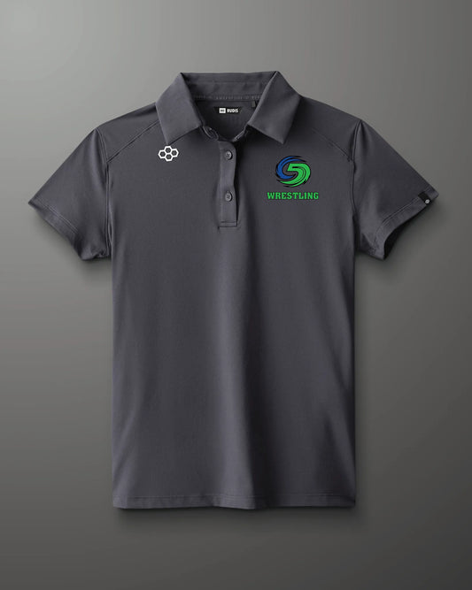 RUDIS Women's Classic Performance Hex Polo - Carbon