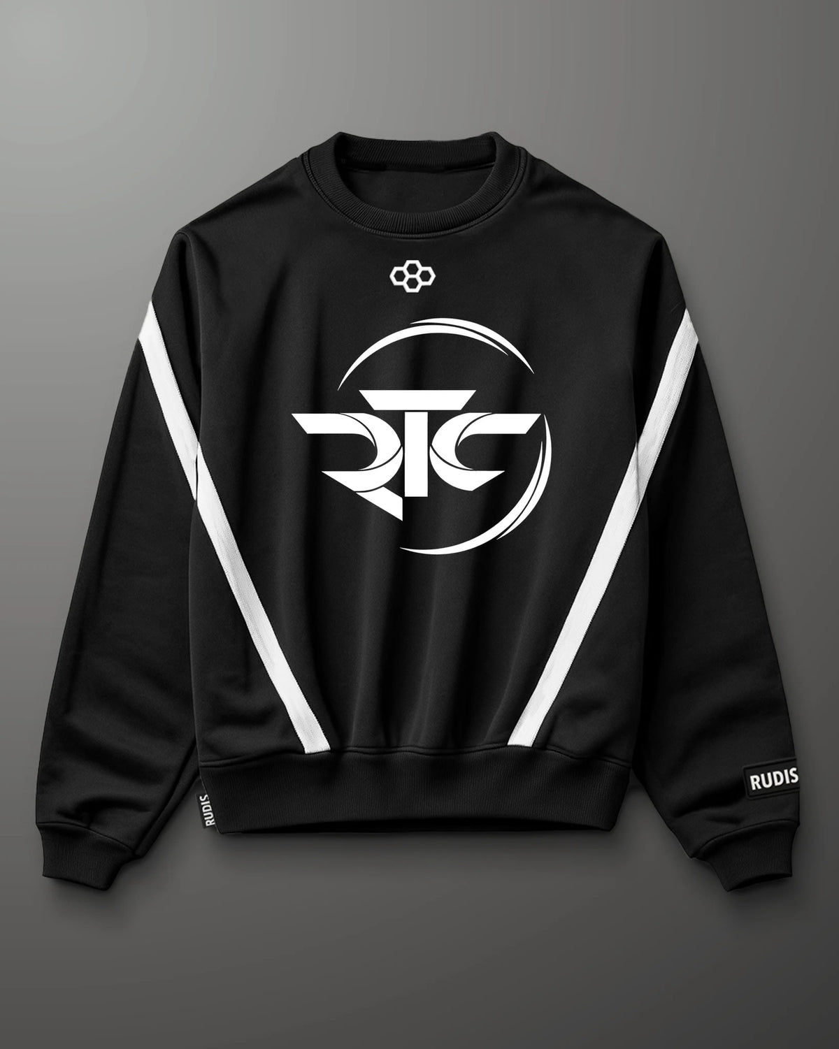 RUDIS Youth Colorblock Crewneck - Blackout