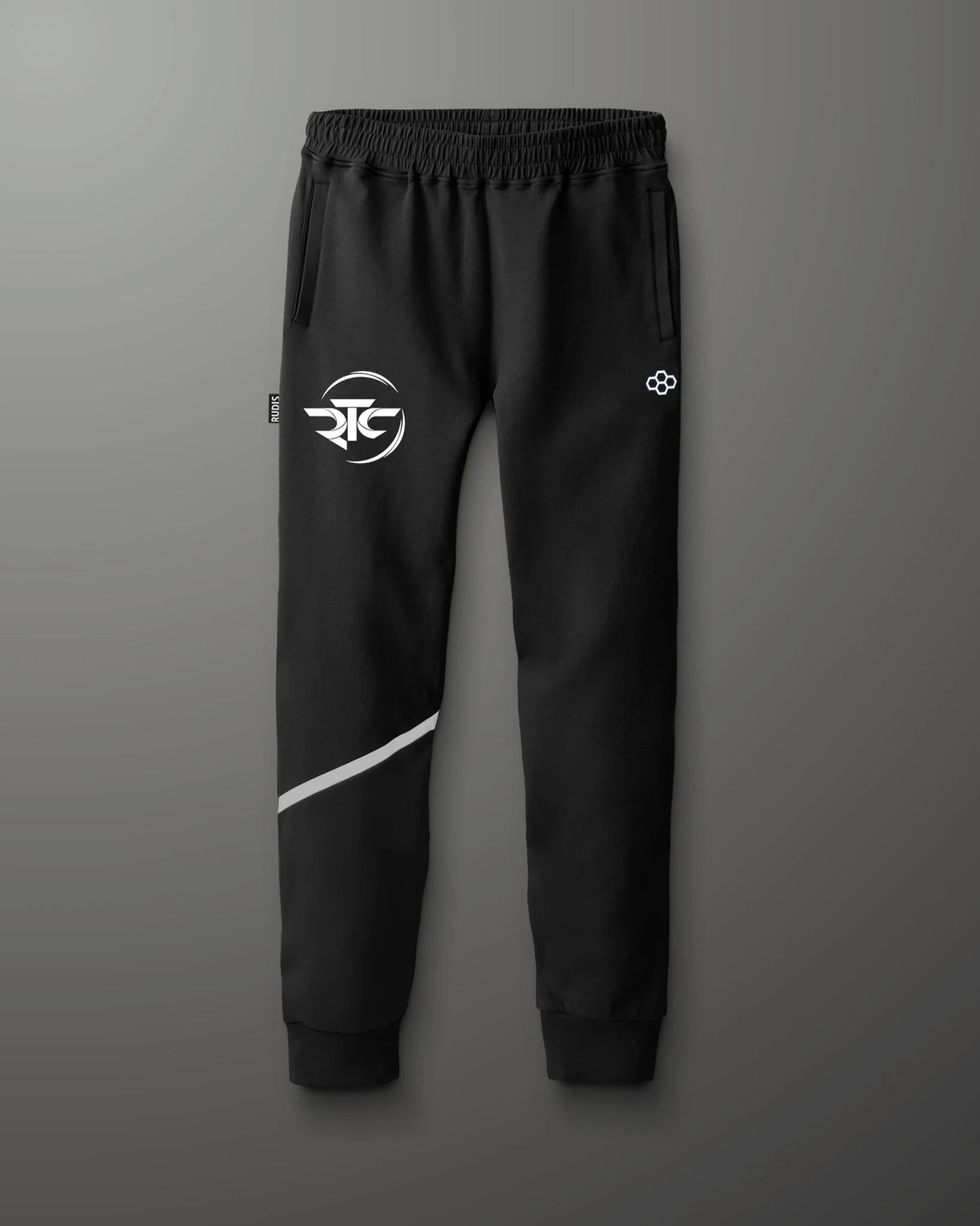 RUDIS Colorblock Jogger - Black/White/Black