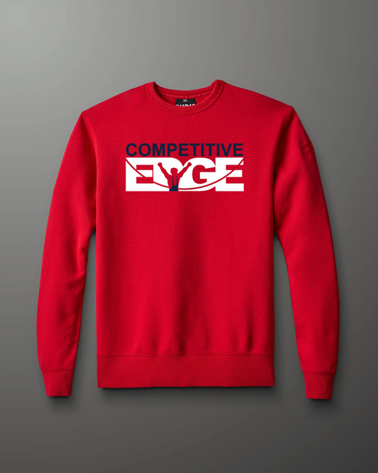 Comfort Fleece Teams Crewneck - Red