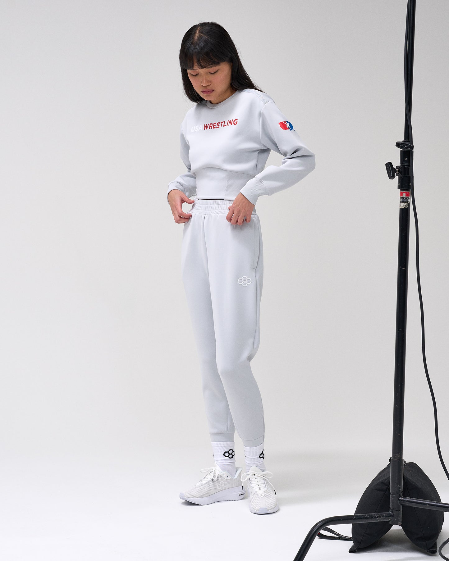 Pantalon de jogging RUDIS COOL-FEEL - Gris lunaire