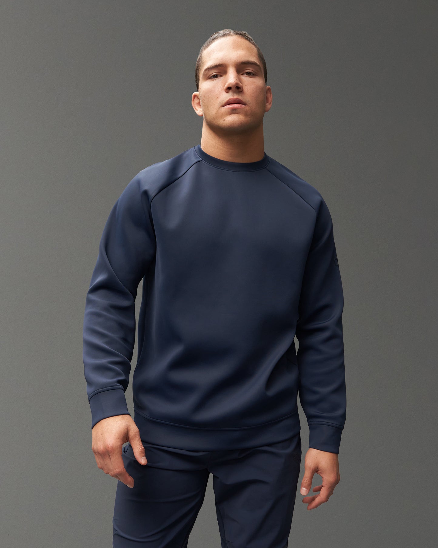 RUDIS COOL-FEEL Crewneck - Navy