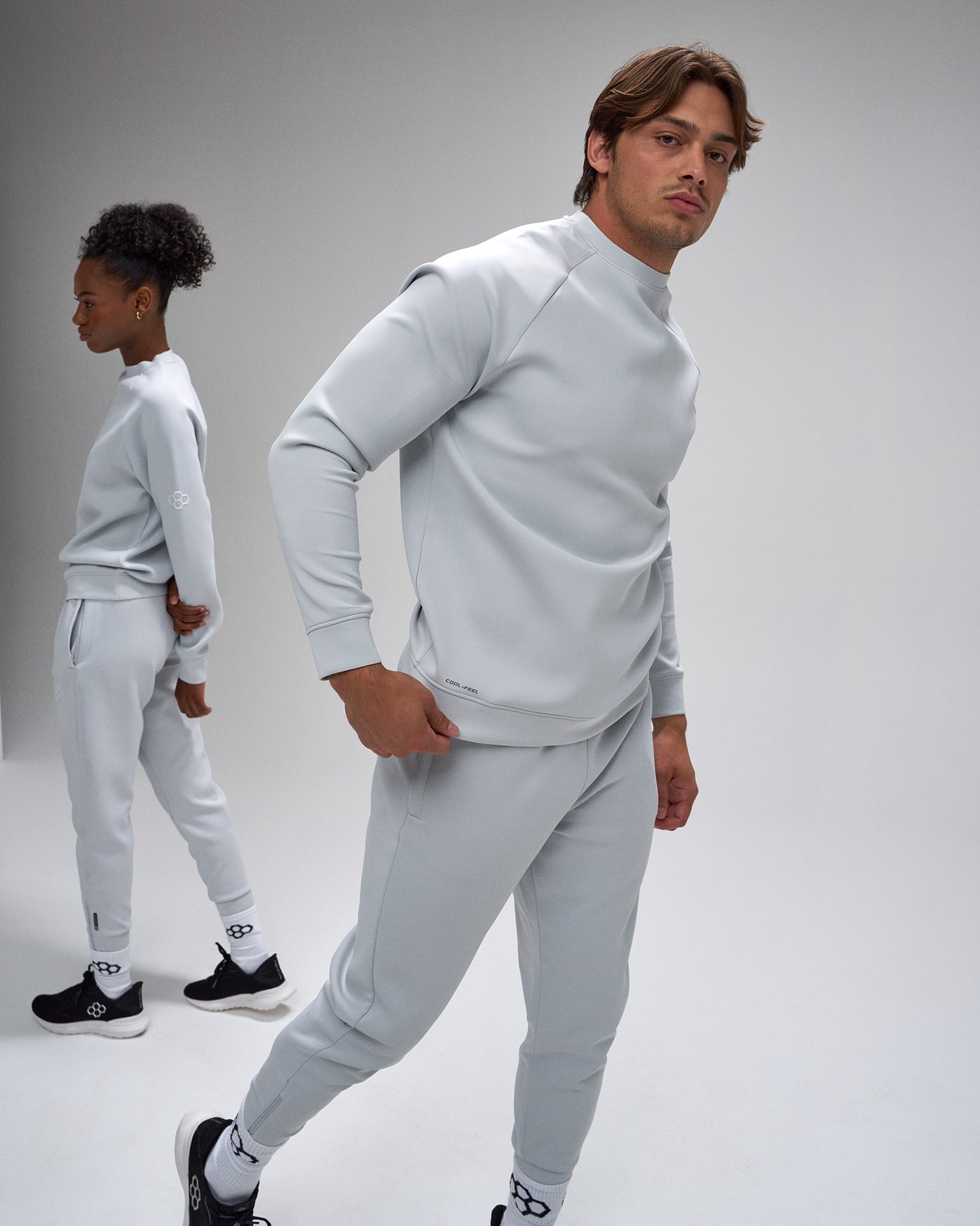 RUDIS COOL-FEEL Crewneck - Lunar Gray