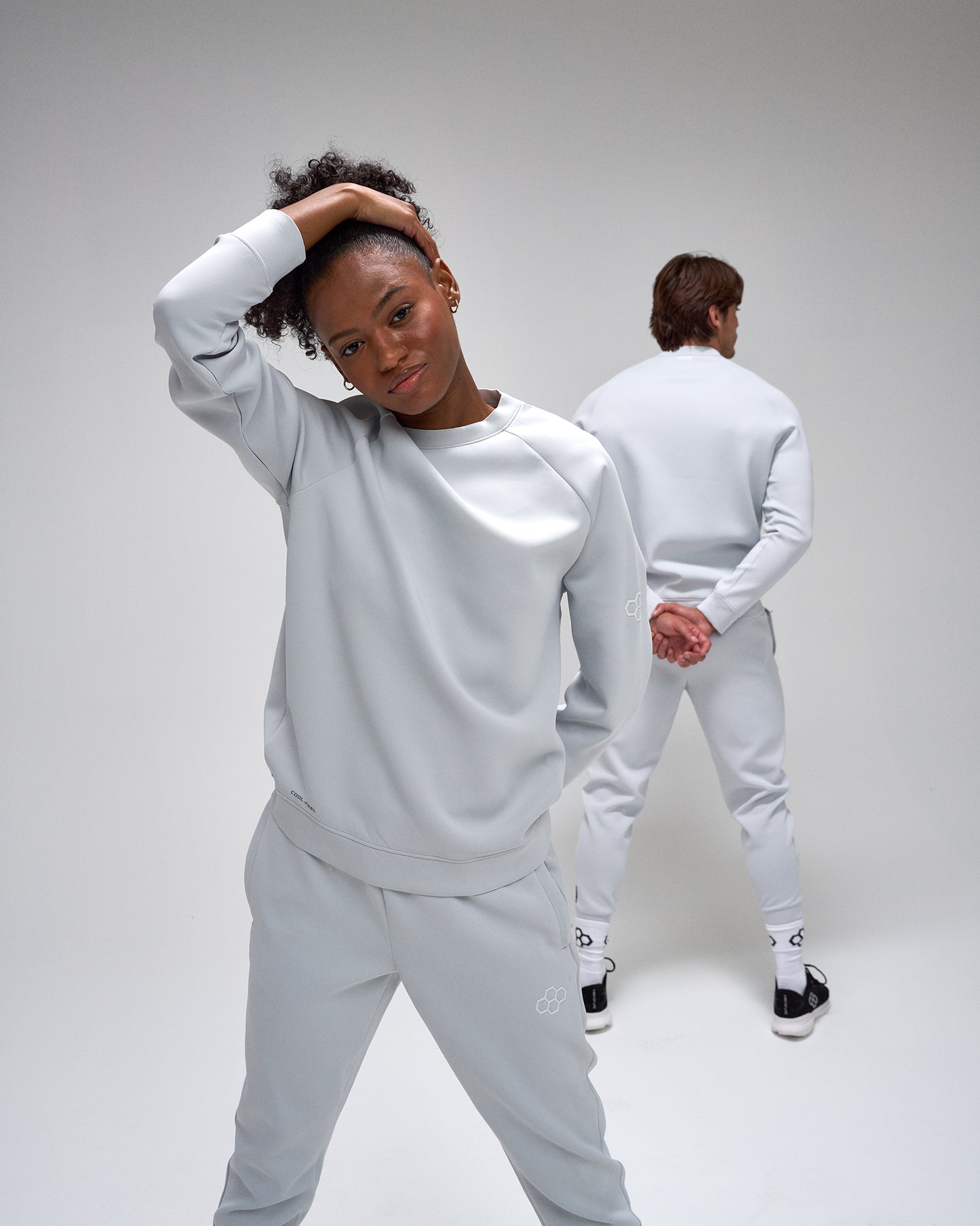 RUDIS COOL-FEEL Crewneck - Lunar Gray