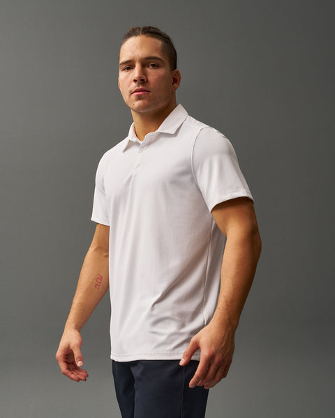 RUDIS Go-To Polo Shirt - White - Performance Meets Attitude | RUDIS
