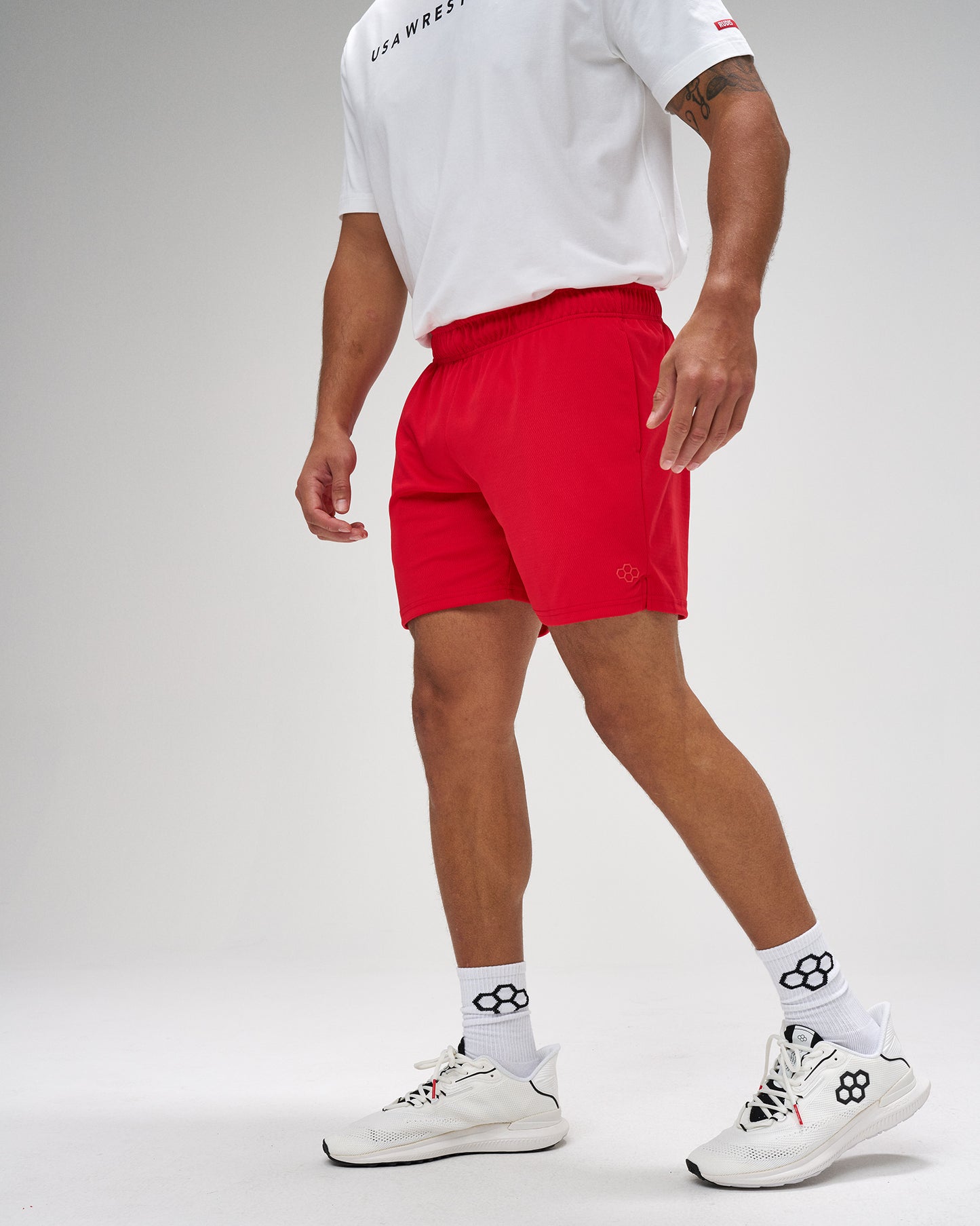 RUDIS 6" 2.0 Mesh Shorts - Red