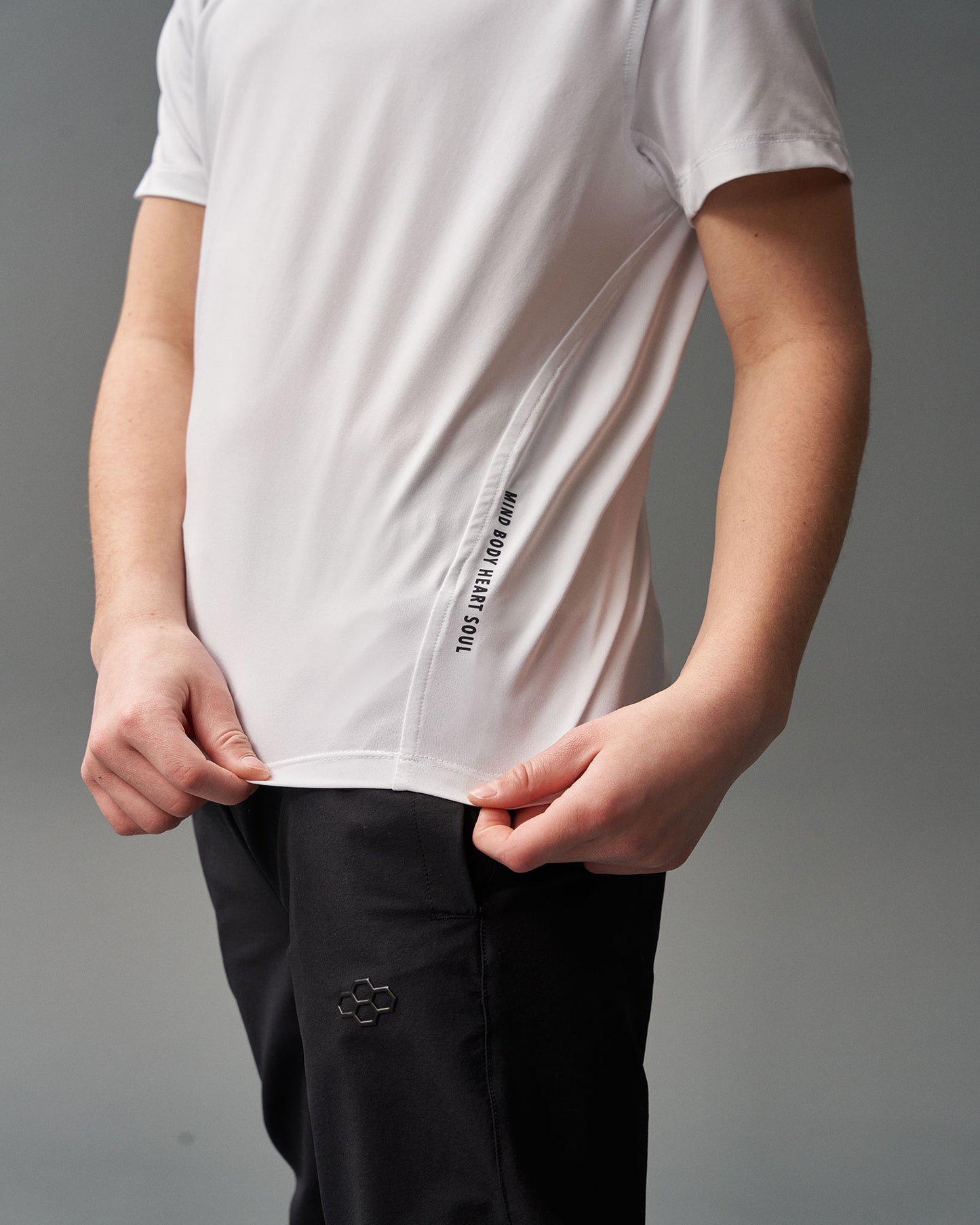 T-shirt chiné RUDIS Performance pour jeunes