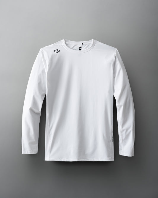 RUDIS Performance Heather Long Sleeve - Heather White