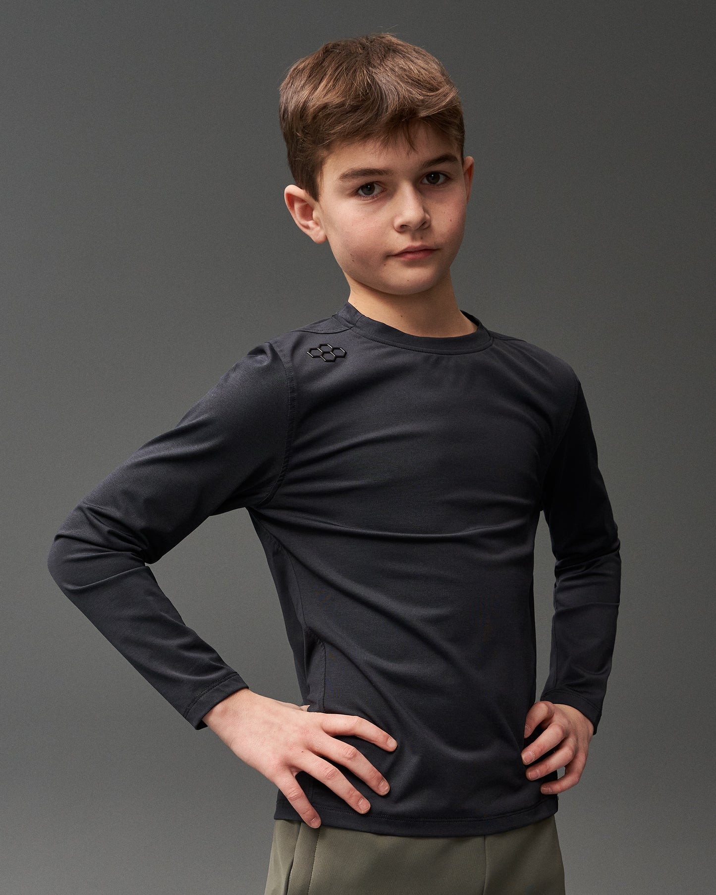 T-shirt à manches longues RUDIS Youth Performance Heather