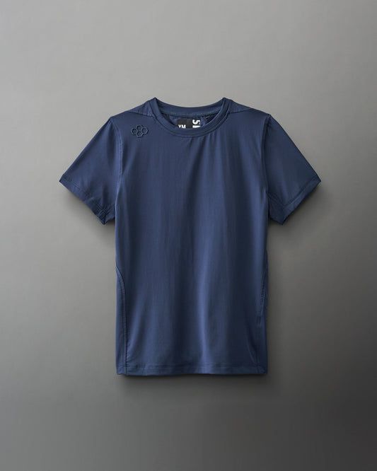 T-shirt RUDIS Performance pour jeunes - Bleu marine