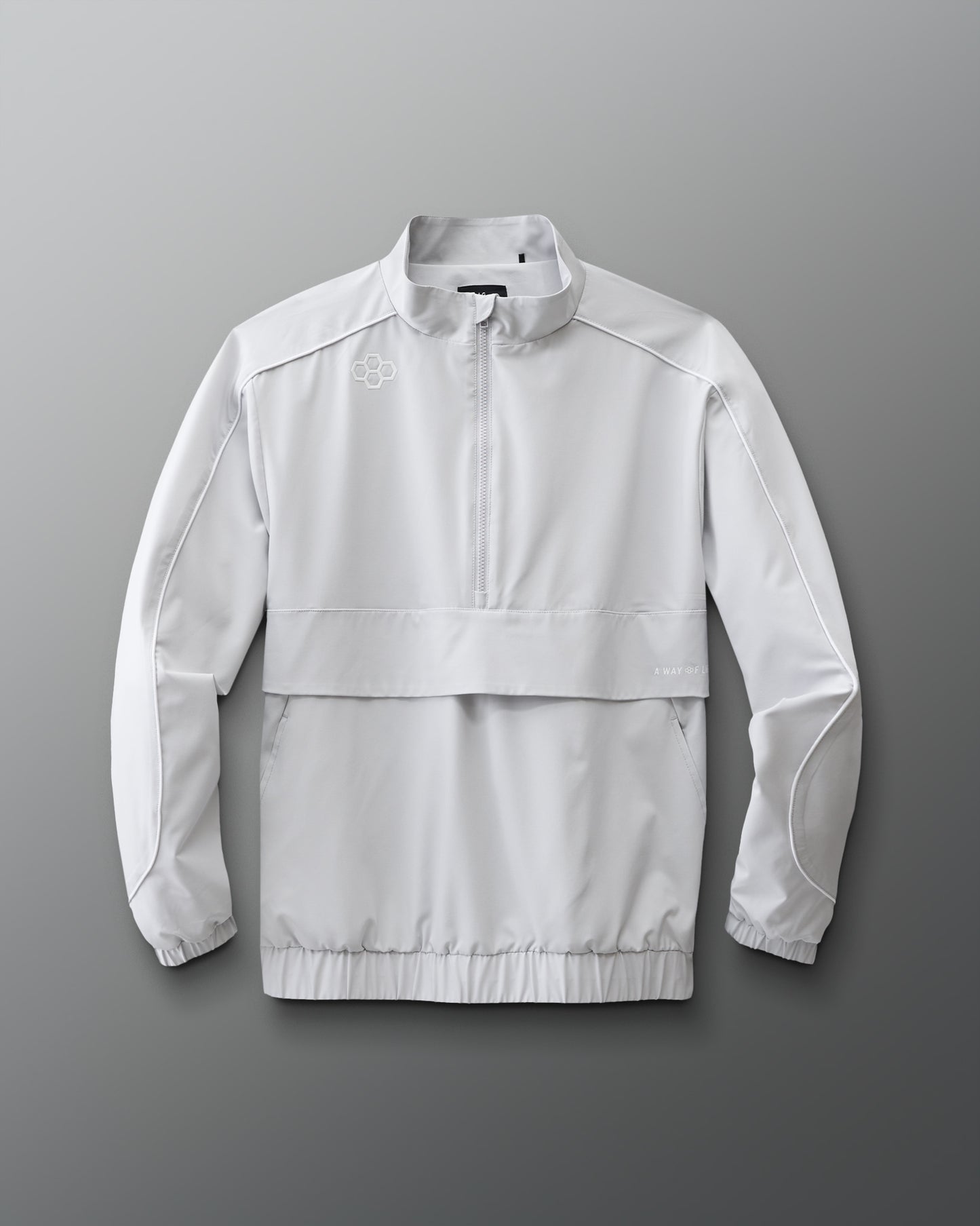 RUDIS 1/4 Zip Windbreaker - Lunar Gray