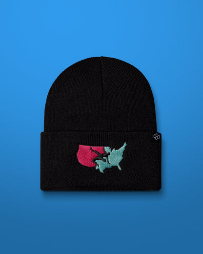 USAW Logo Foldover Beanie